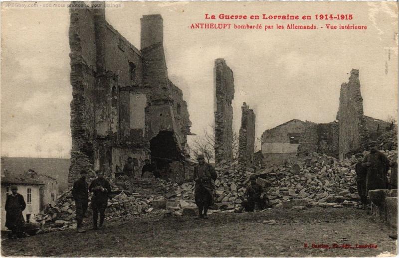 Carte postale ancienne Anthelupt vue interieure à Anthelupt