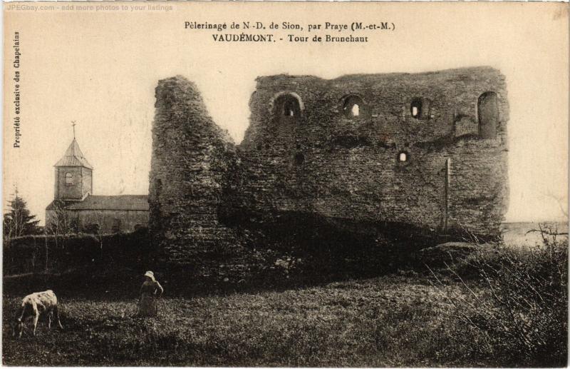 Carte postale ancienne Vaudemont Tour de Brunehaut