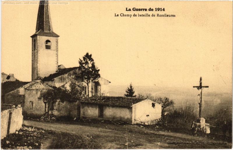 Carte postale ancienne Rozelieures Champ de Bataille à Rozelieures
