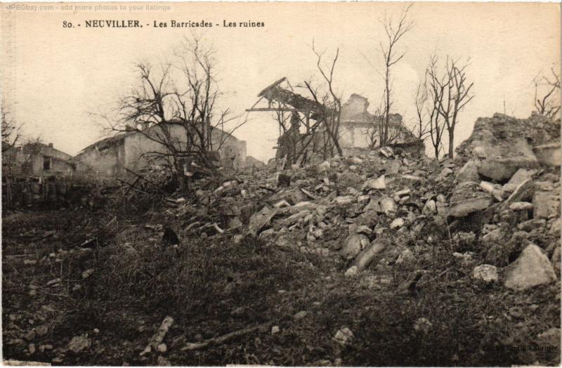 Carte postale ancienne Neuviller les ruines