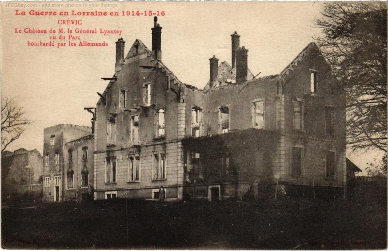 Carte postale ancienne Crevic Chateau de M. le General Lyautey
