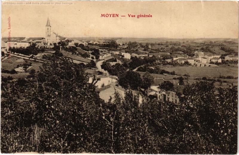 Carte postale ancienne Moyen vue generale à Moyen