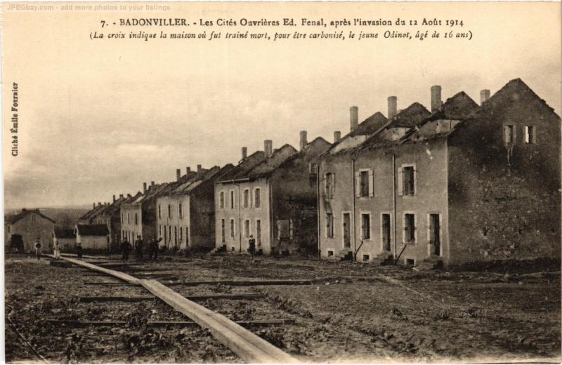 Carte postale ancienne Badonviller à Badonviller