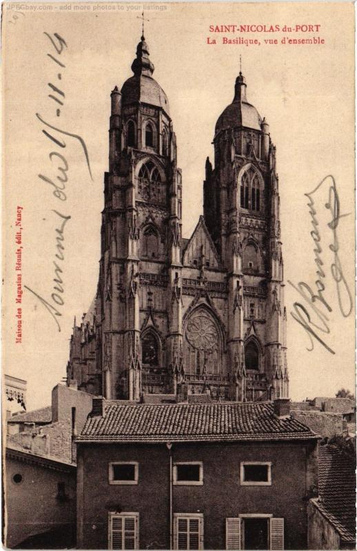 Carte postale ancienne St Nicolas du Port Basilique