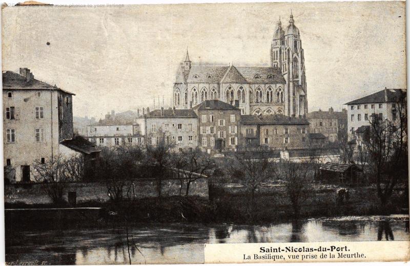 Carte postale ancienne St Nicolas du Port Basilique