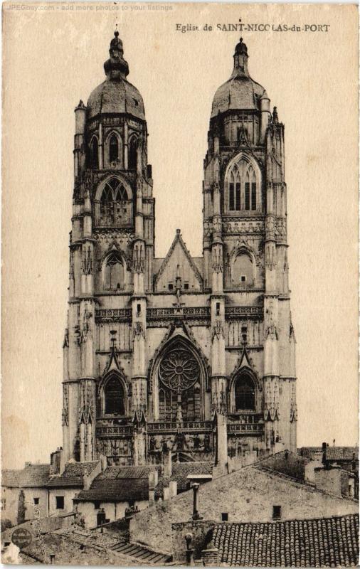 Carte postale ancienne St Nicolas du Port eglise