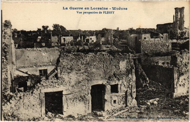 Carte postale ancienne Flirey vue prespective à Flirey