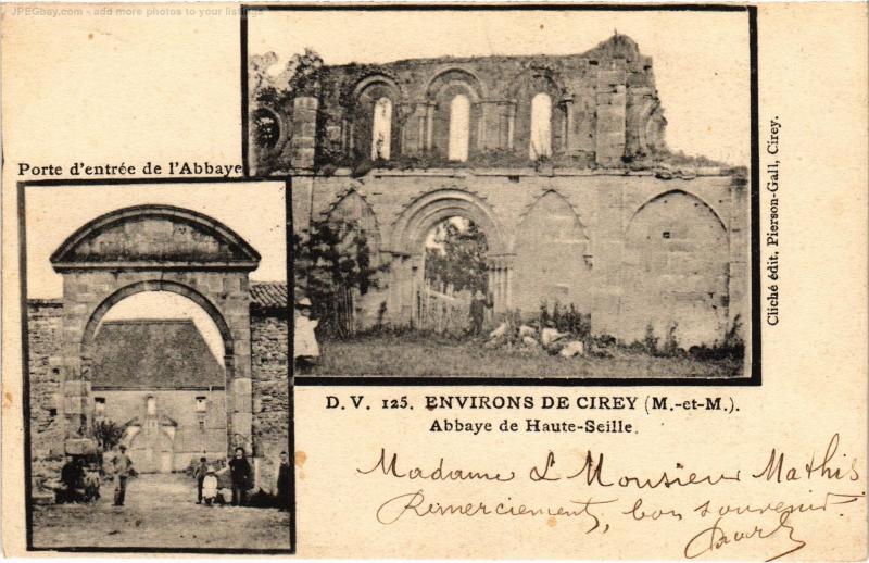 Carte postale ancienne Abbaye de Haute Seille