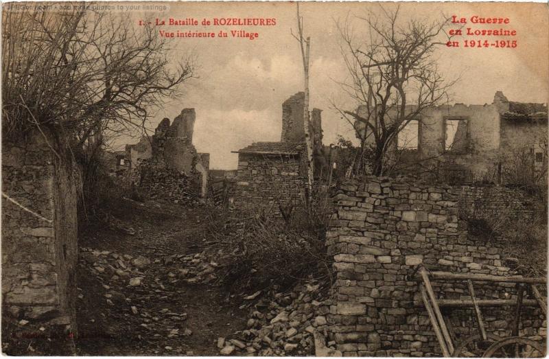 Carte postale ancienne Rozelieures la bataille à Rozelieures