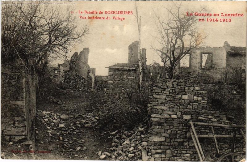 Carte postale ancienne Rozelieures la bataille à Rozelieures