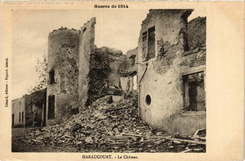 Carte postale ancienne Haraucourt le chateau à Haraucourt
