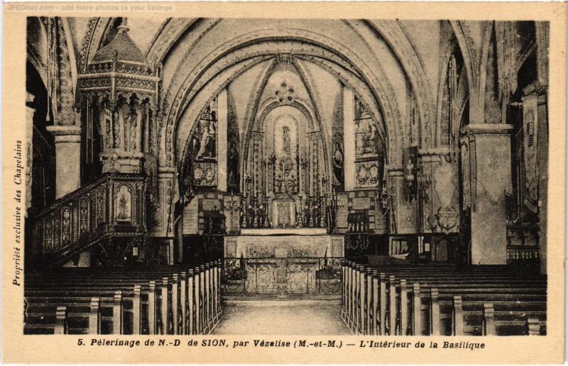 Carte postale ancienne Sion Pelerinage de N.-D.
