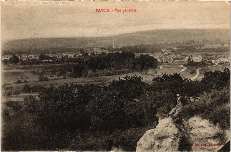 Carte postale ancienne Bayon vue generale à Bayon