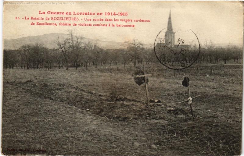 Carte postale ancienne Rozelieures la bataille à Rozelieures