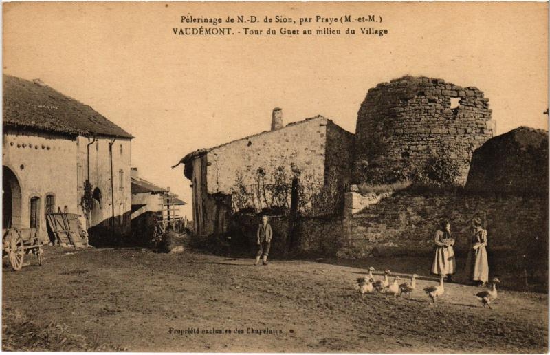 Carte postale ancienne Vaudemont Tour du Guet
