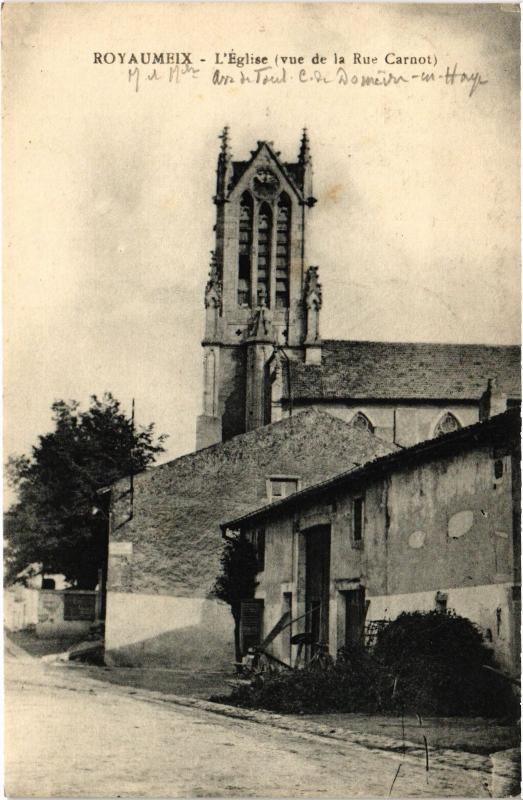 Carte postale ancienne Royaumeix Eglise à Royaumeix