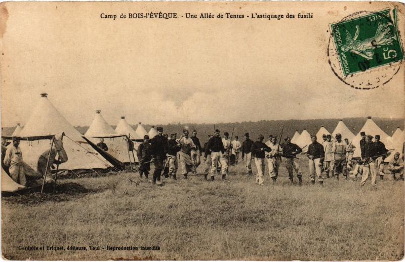 Carte postale ancienne Camp de Bois l'Eveque