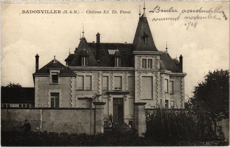 Carte postale ancienne Badonviller Chateau Ed. Th. Fenal à Badonviller
