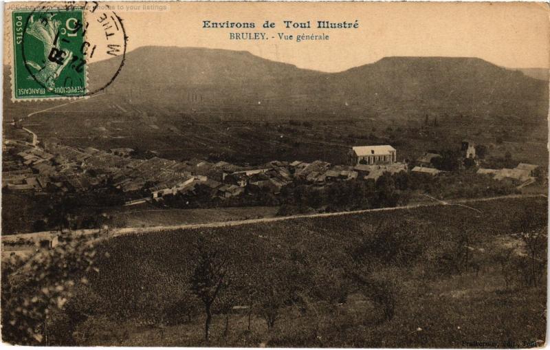 Carte postale ancienne Bruley vue generale à Bruley