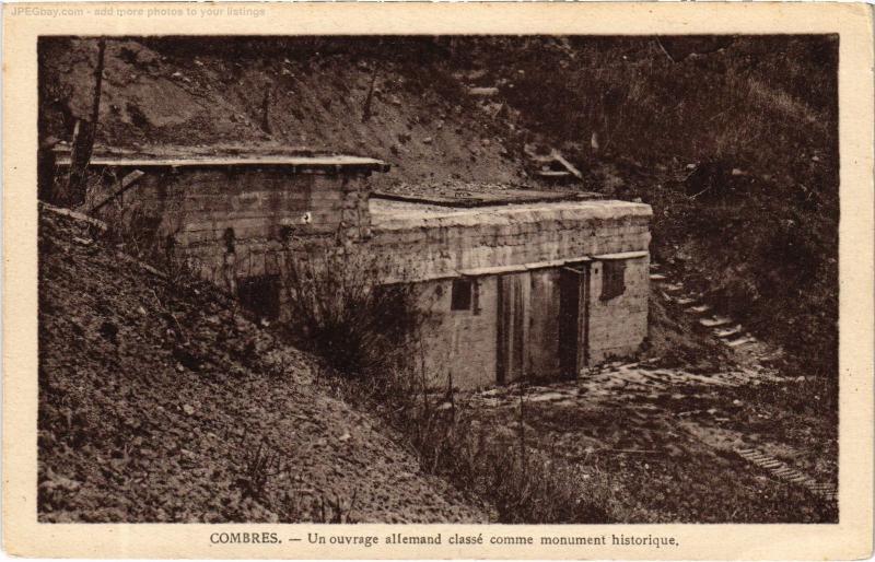 Carte postale ancienne Combres un ouvrag allemand