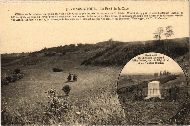 Carte postale ancienne Mars la Tour Fond de la Cuve à Mars-la-Tour