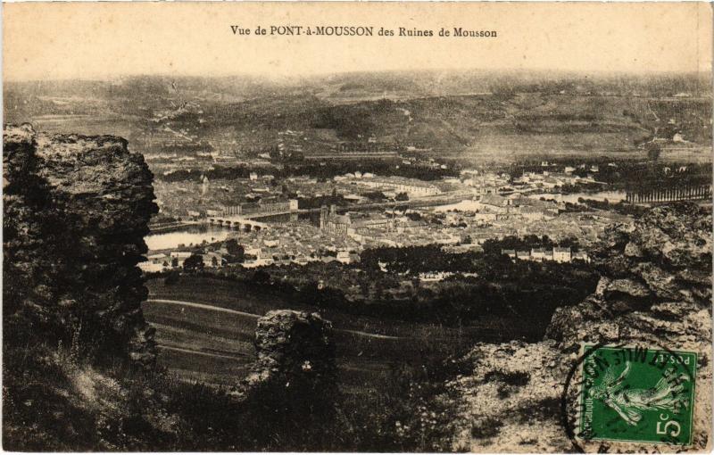 Carte postale ancienne Pont a Mousson à Mousson