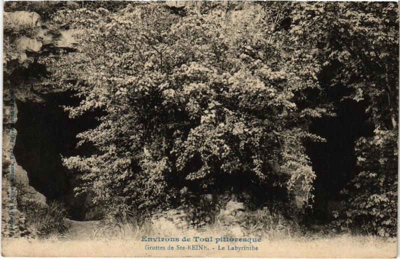 Carte postale ancienne Grottes de Sainte-Reine le Labyrinthe