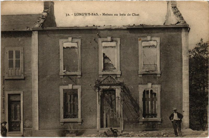 Carte postale ancienne Longwy Maison au bois de Chat à Longwy