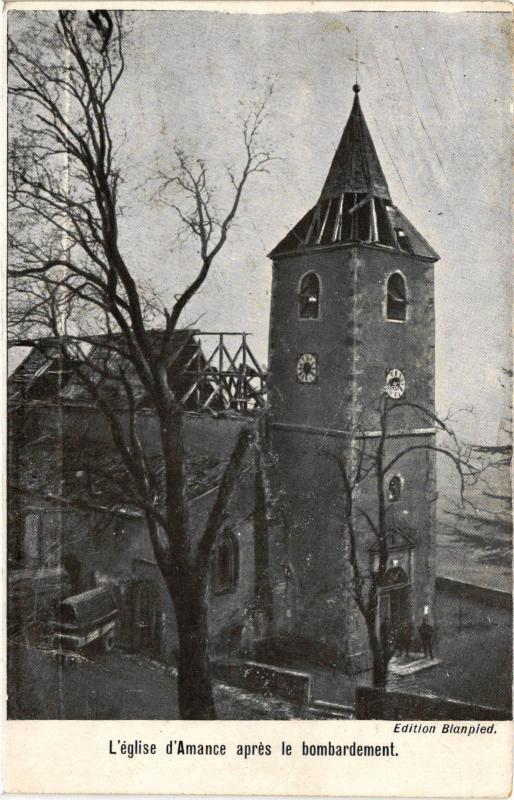 Carte postale ancienne Eglise d'Amance à Amance
