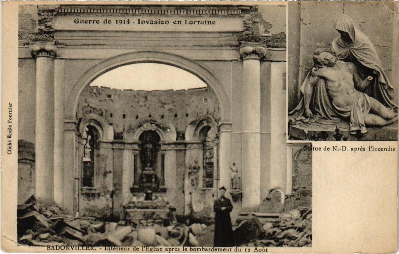 Carte postale ancienne Badonviller souvenir à Badonviller