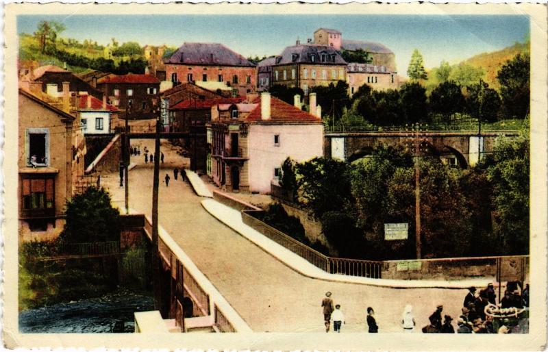 Carte postale ancienne Longuyon Pont des Deux Eaux à Longuyon