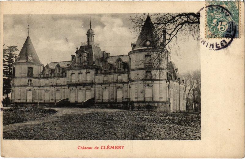 Carte postale ancienne Chateau de Clemery