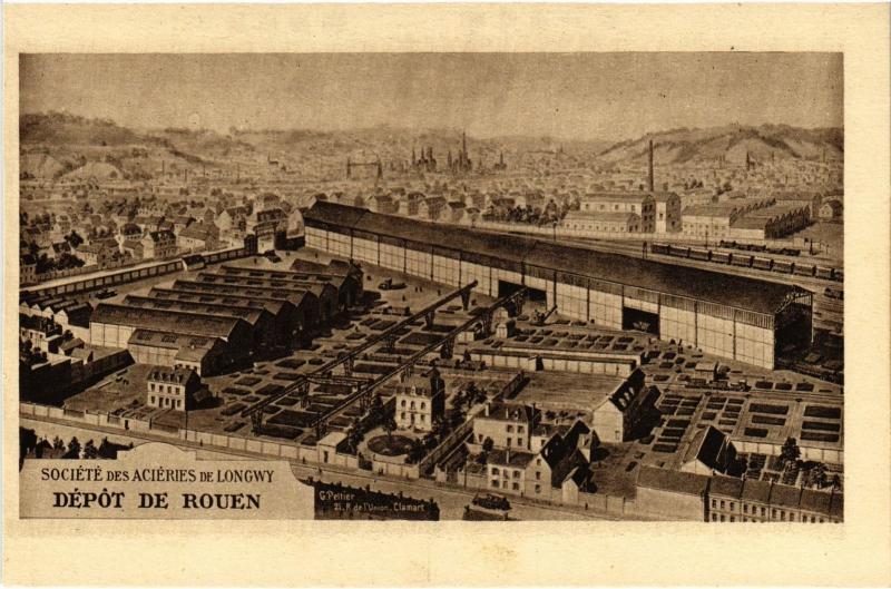 Carte postale ancienne Acieres de Longwy à Longwy