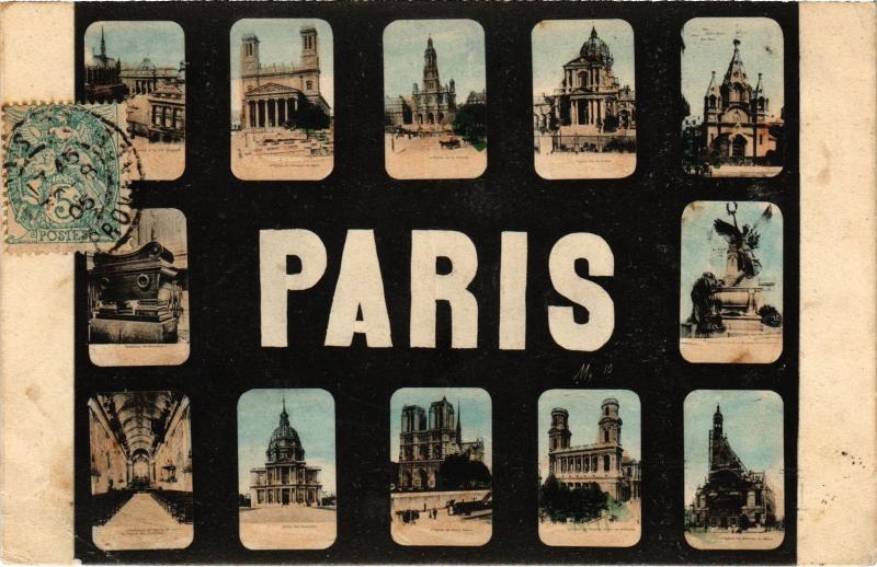 Carte postale ancienne Paris