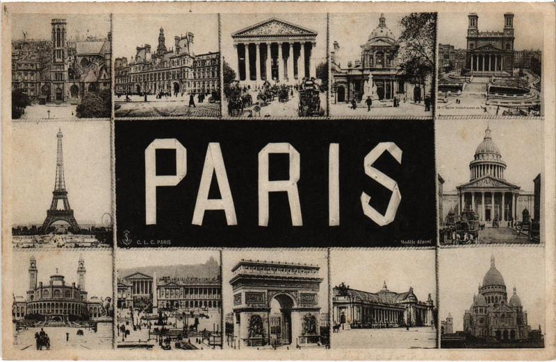 Carte postale ancienne Paris
