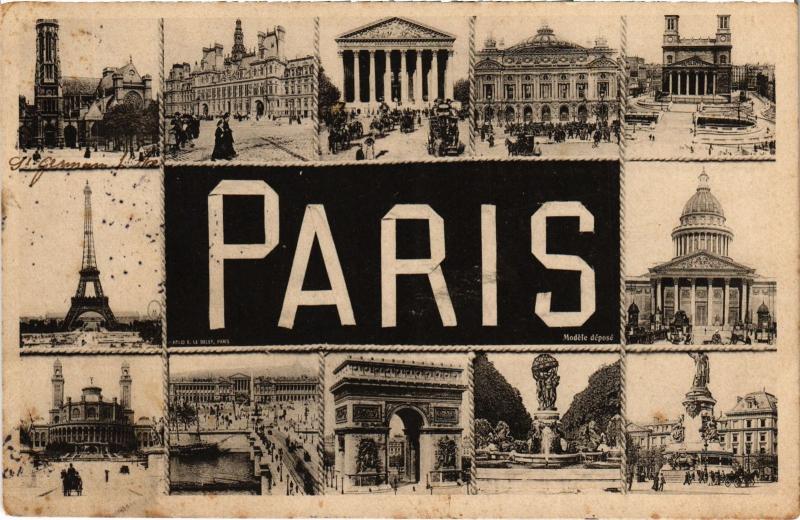 Carte postale ancienne Paris