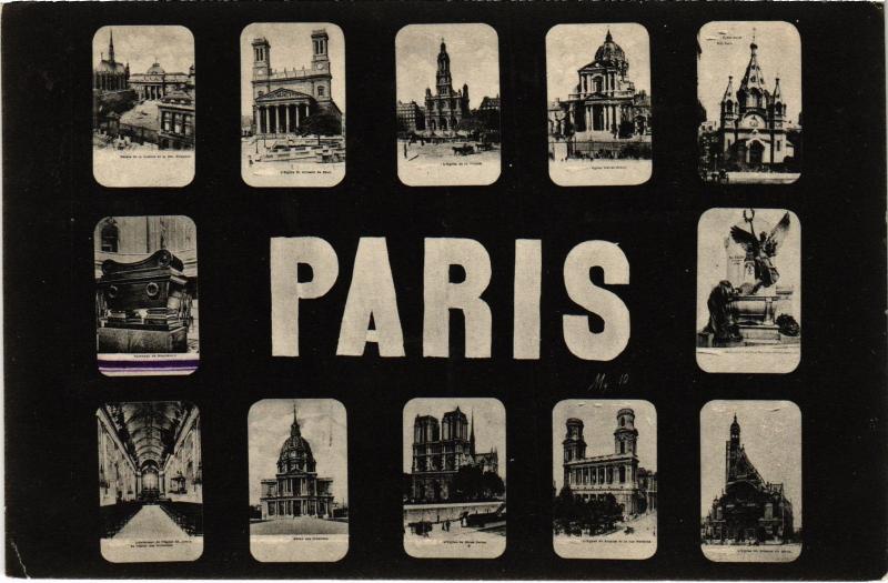 Carte postale ancienne Paris