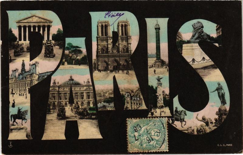 Carte postale ancienne Paris