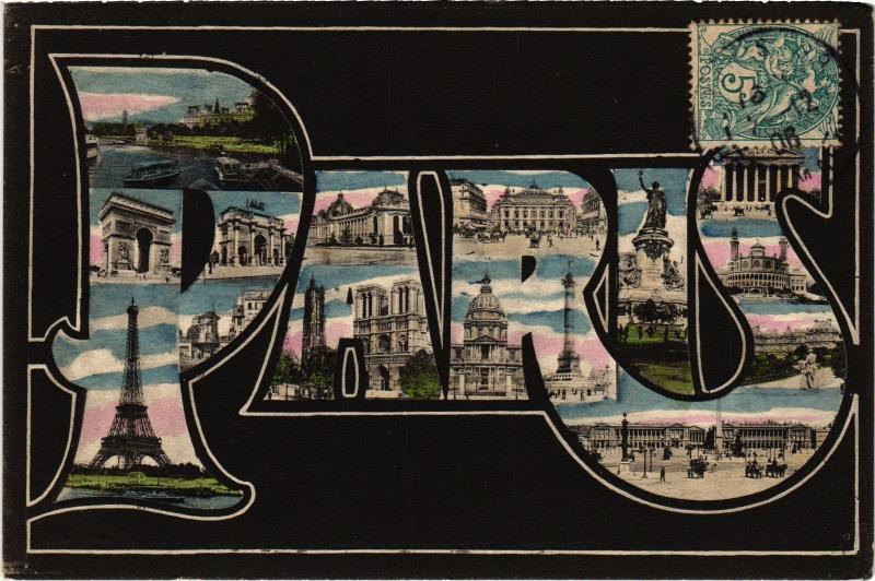 Carte postale ancienne Paris