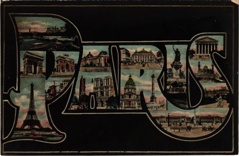 Carte postale ancienne Paris
