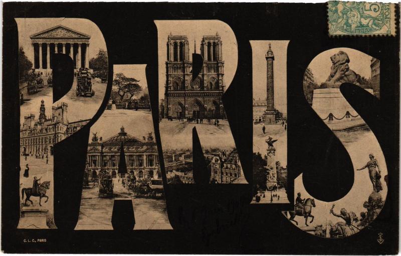 Carte postale ancienne Paris
