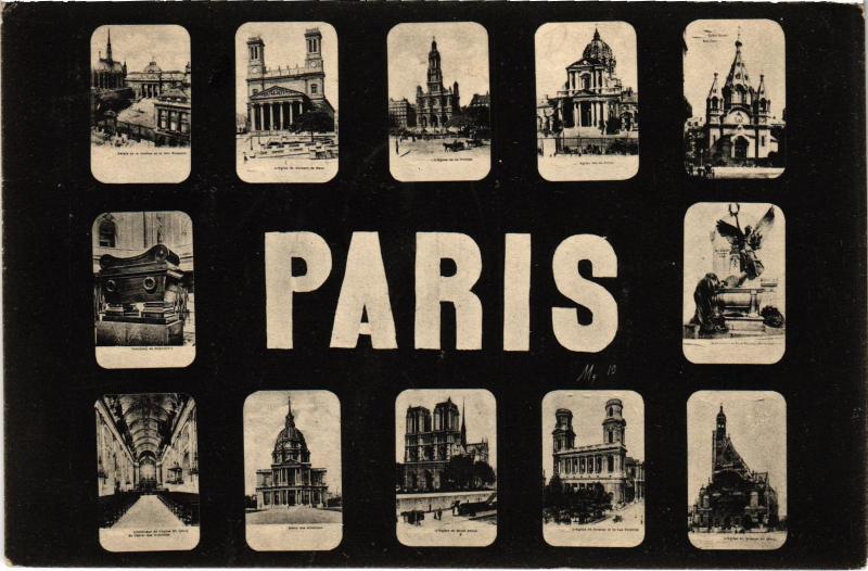Carte postale ancienne Paris