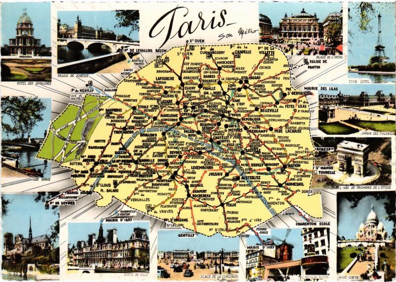 Carte postale ancienne Paris