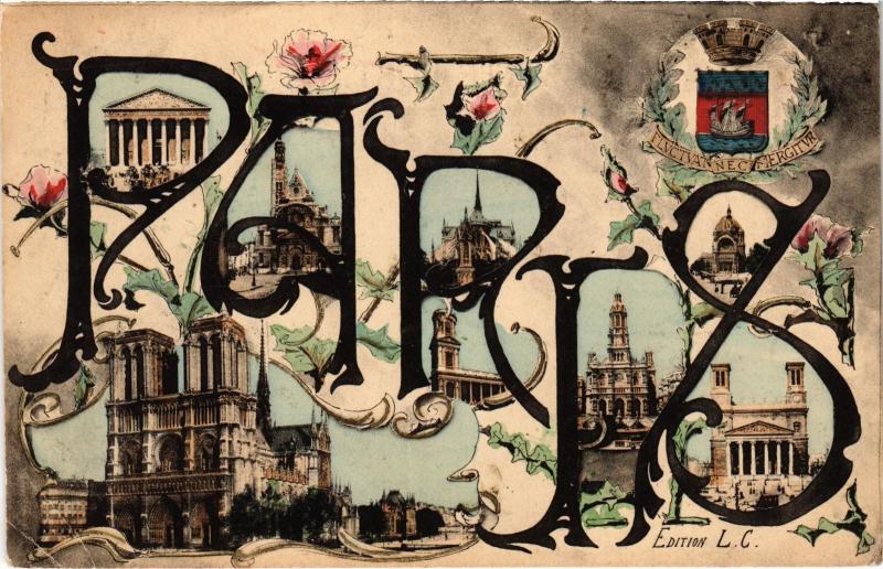 Carte postale ancienne Paris - Eglises à Paris