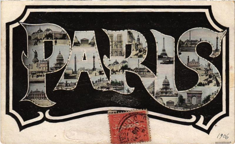 Carte postale ancienne Paris