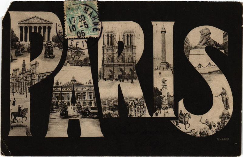 Carte postale ancienne Paris