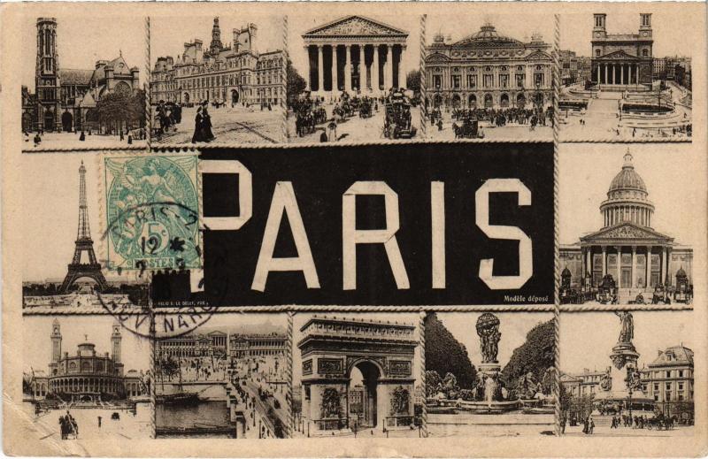 Carte postale ancienne Paris