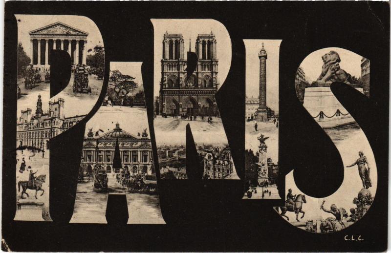 Carte postale ancienne Paris