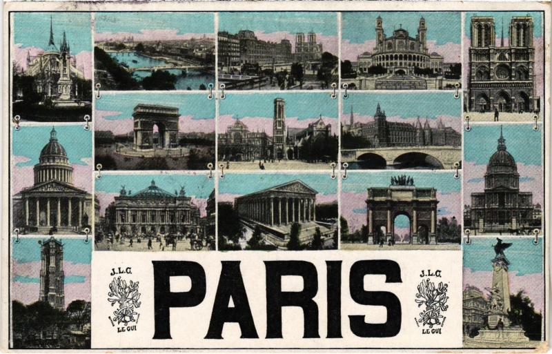Carte postale ancienne Paris