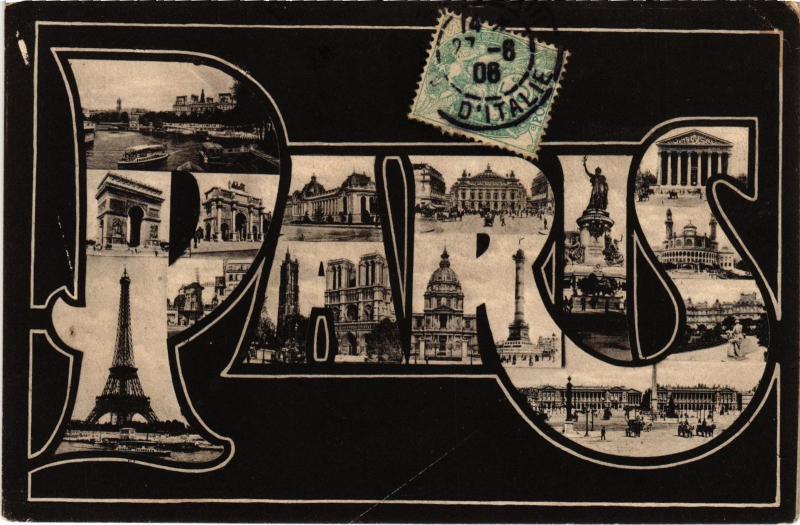 Carte postale ancienne Paris